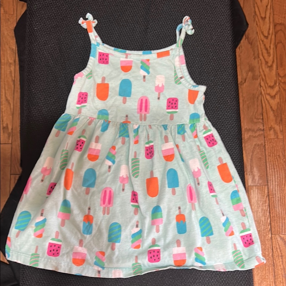 Colorful Ice Cream Print Dress